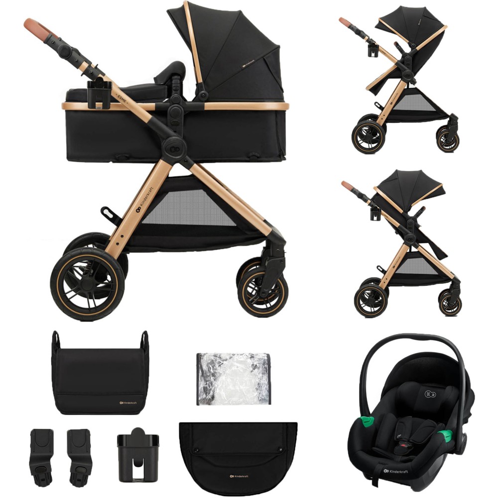 Kinderkraft - 3-In-1 Esme Pro Travel System