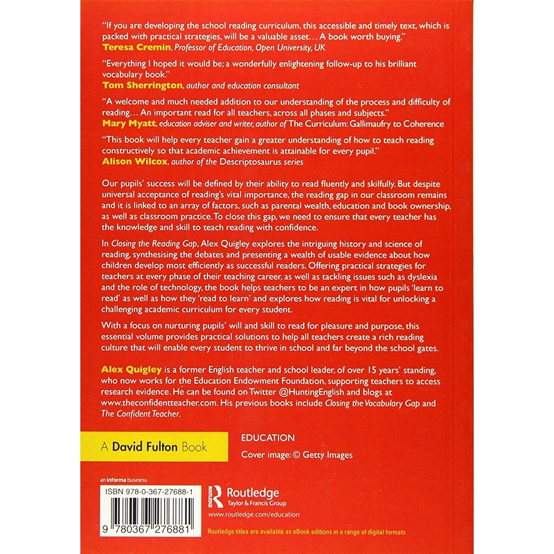 كتاب سد الفجوة في القراءة