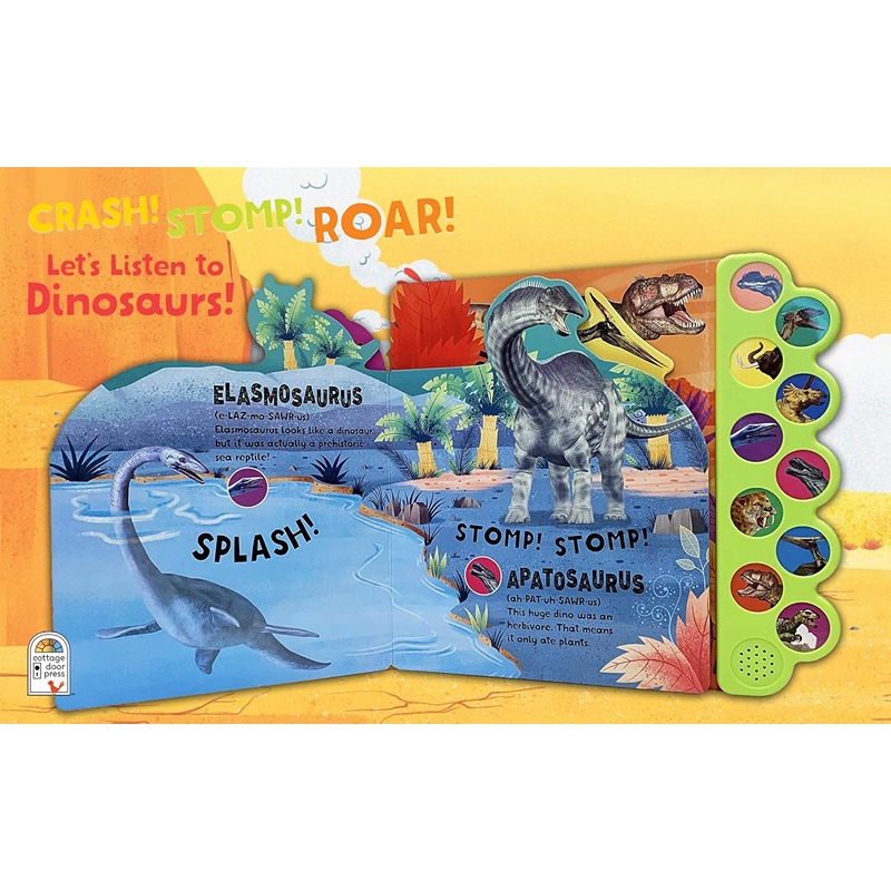 تحطم! دوس! زئير! هيا نستمع إلى الديناصورات!