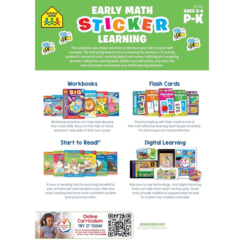 Early Math Sticker Workbook