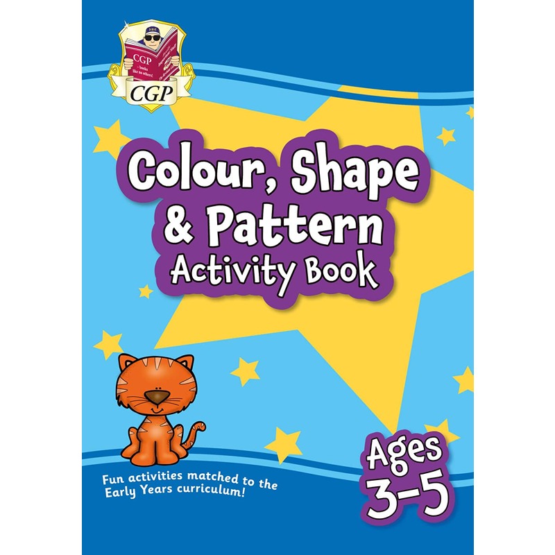 كتاب أنشطة للألوان والأشكال والأنماط