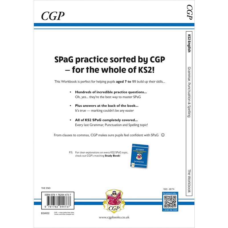 KS2 English: Grammar, Punctuation And Spelling Workbook