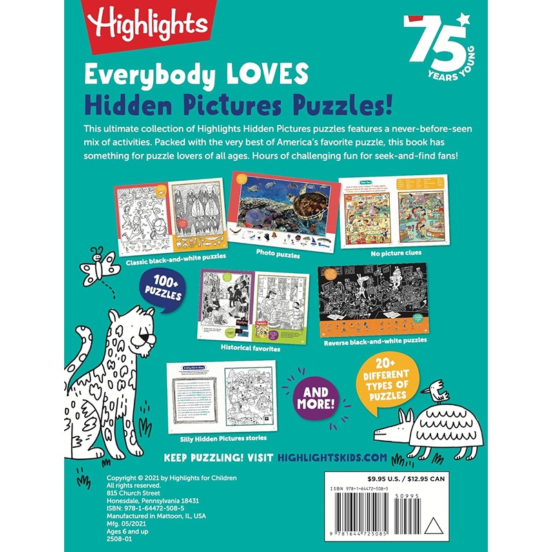 Best Hidden Pictures Puzzles Ever Book