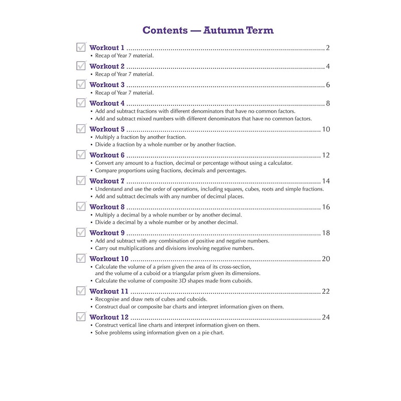 KS3 Maths 10-Minute Weekly Workouts Year 8