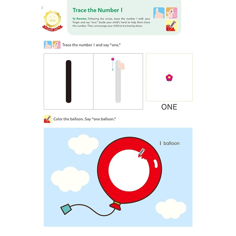 Play Smart Numbers Workbook With Stickers