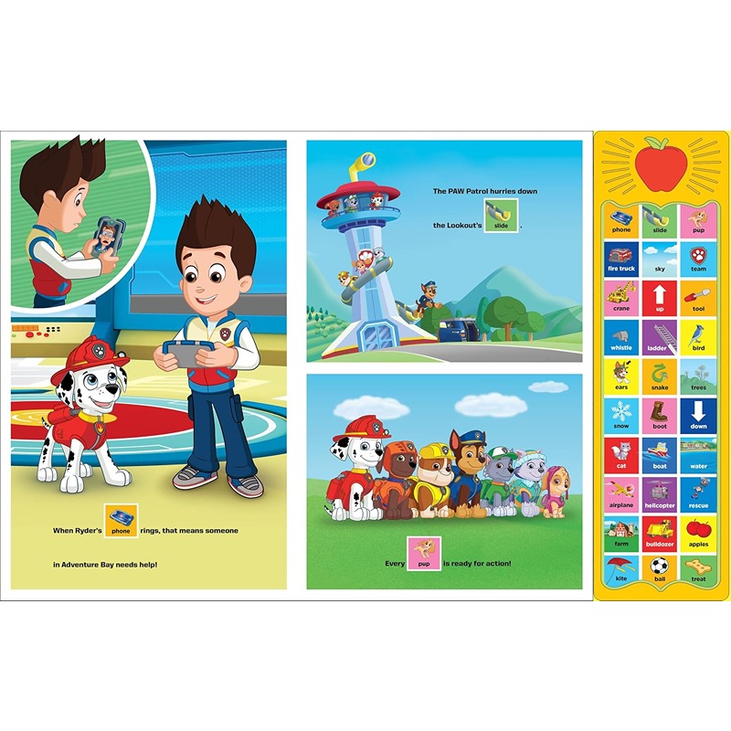 Paw Patrol: First Words 30 Buttons Sound Book