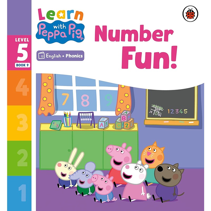 كتاب تعلم مع بيبا بيج المستوى 5 الكتاب 9: متعة الأرقام - قارئ الصوتيات