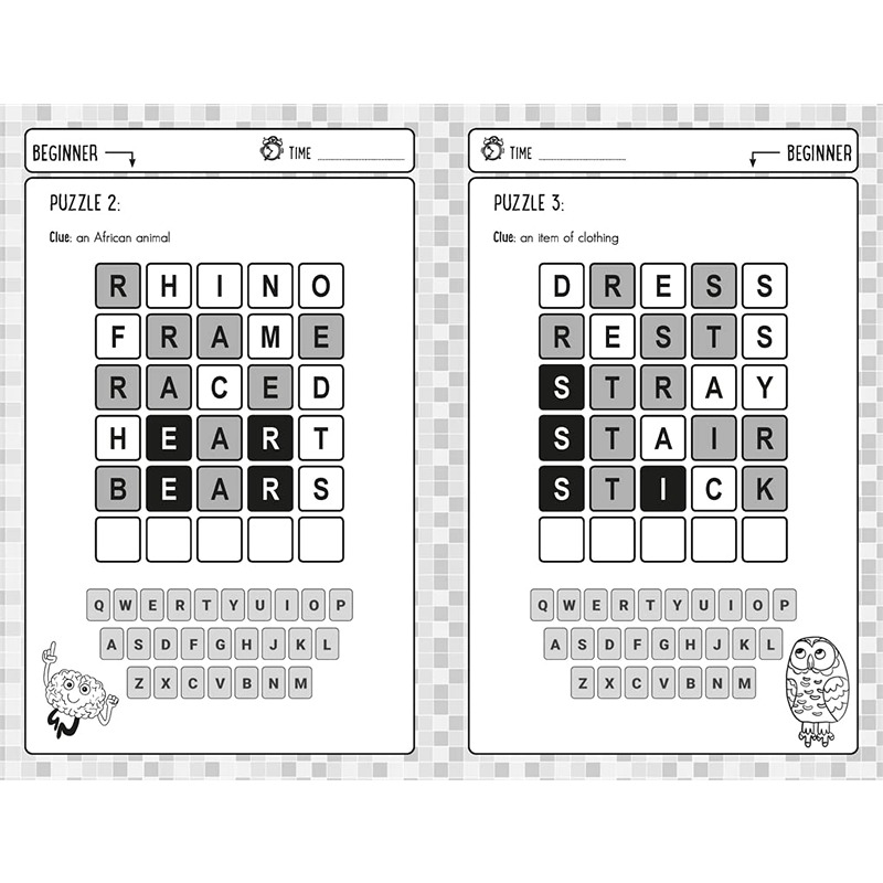 Wordle Puzzles For Clever Kids: More Than 180 Puzzles To Exercise Your Mind