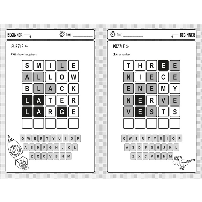 Wordle Puzzles For Clever Kids: More Than 180 Puzzles To Exercise Your Mind