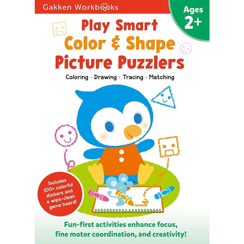 Play Smart Color And Shape Puzzlers Book