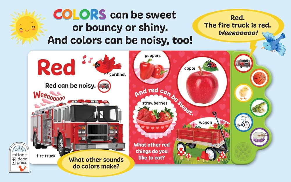 كتاب الألوان: شاهد، اسمع، تعلّم