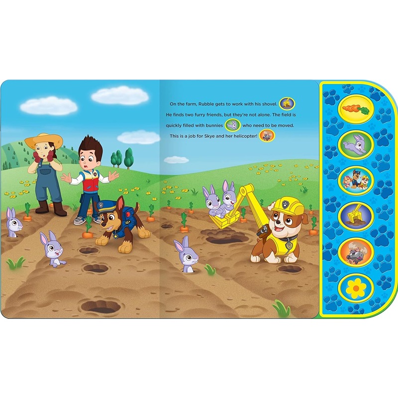 Nickelodeon Paw Patrol Pawsome Farm Friends Sound Book