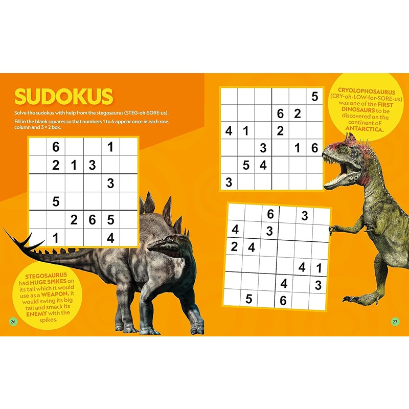 Puzzle Book Of Dinosaurs