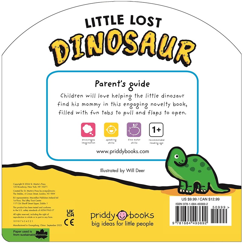 Little Lost Dinosaur Search & Find