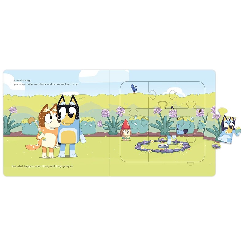 Bluey: A Jigsaw Puzzle Book