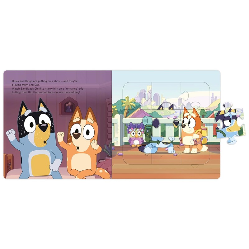 Bluey: A Jigsaw Puzzle Book
