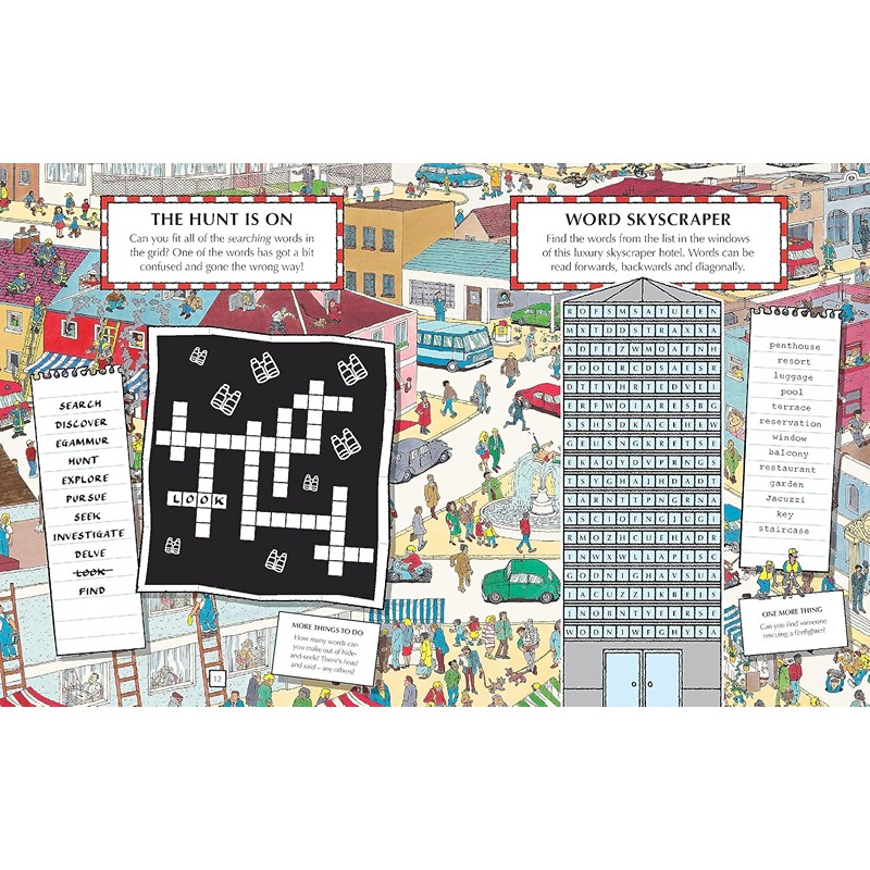 Where's Wally? Words On The Go! Play, Puzzle, Search And Solve Book