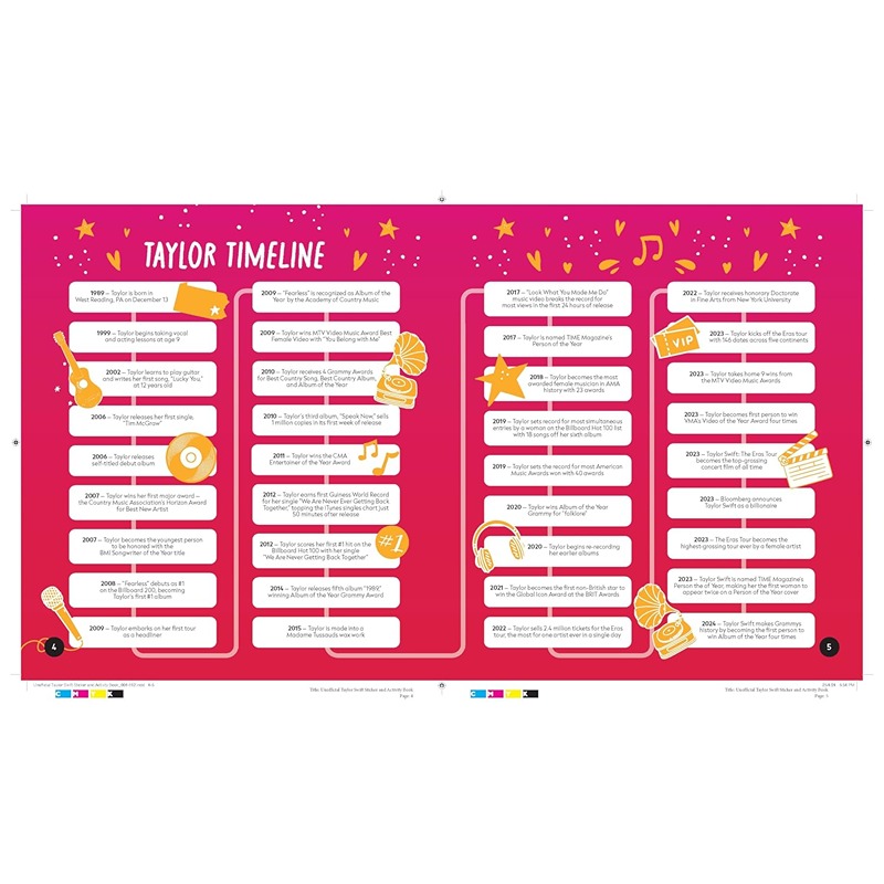The Unofficial Taylor Swift Sticker And Activity Book
