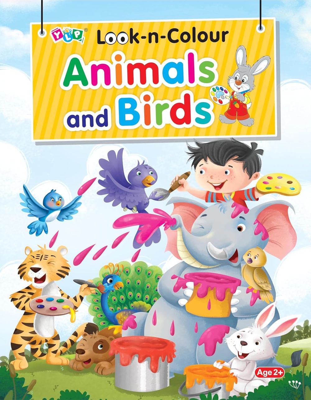 كتاب لوّن وانظر – الحيوانات والطيور