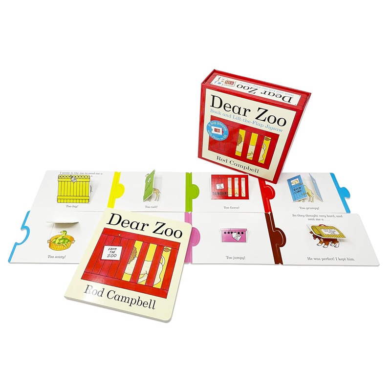 Dear Zoo Book And Lift-The-Flap Jigsaw Puzzle