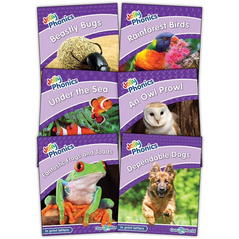 Jolly Phonics Readers Our World Level 5: American English Edition - Pack of 6
