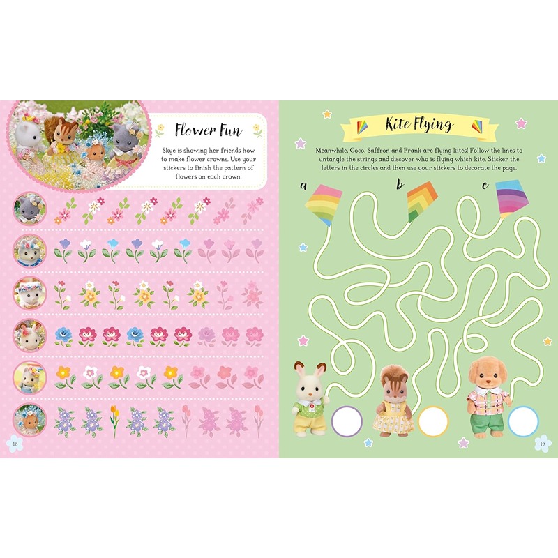 Sylvanian Families: Freya's Spring Picnic Sticker Activity Book