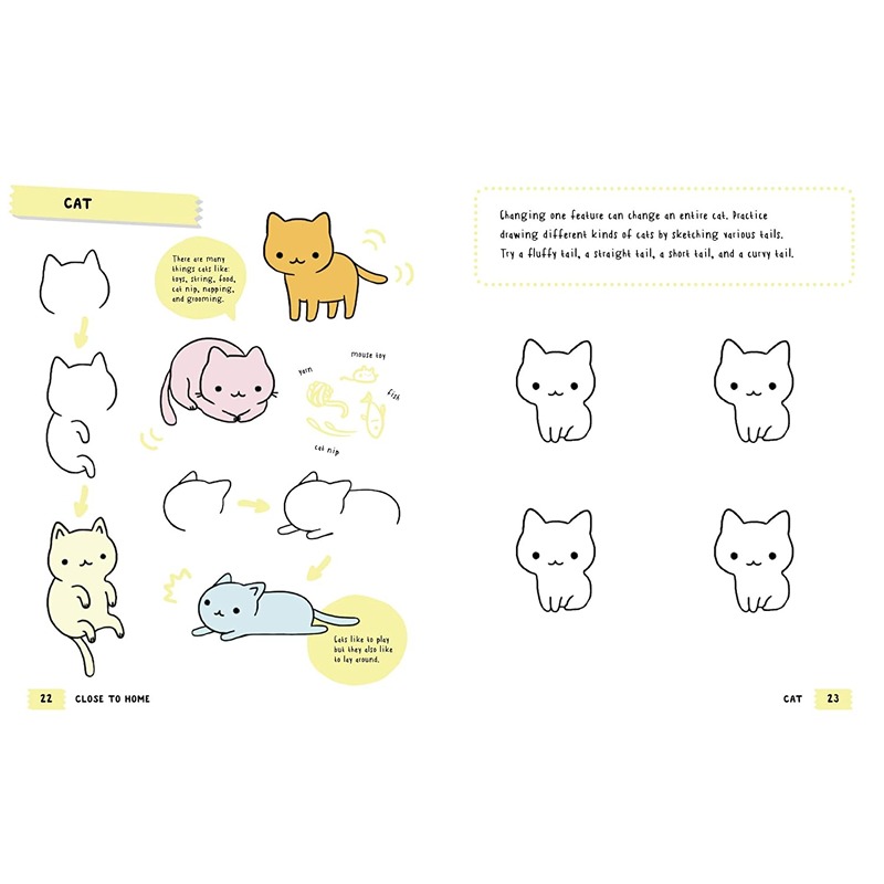 كتاب كيفية رسم الحيوانات اللطيفة