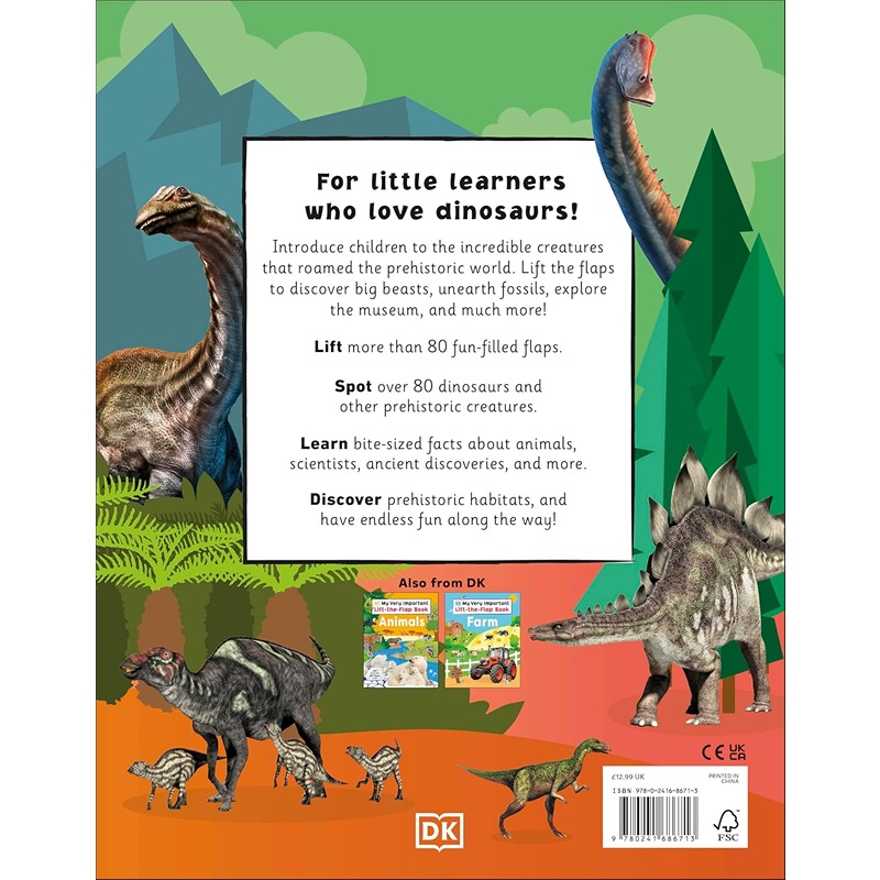 My Very Important Lift The Flap Book: Dinosaurs And Other Prehistoric Life