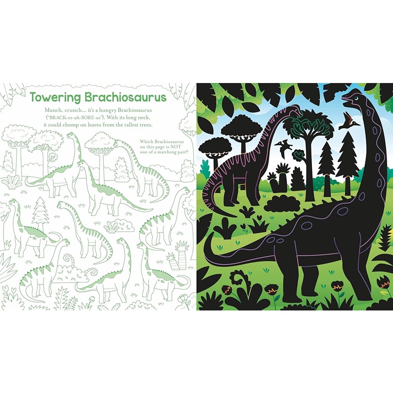 أنشطة أوسبورن للخدش - الديناصورات