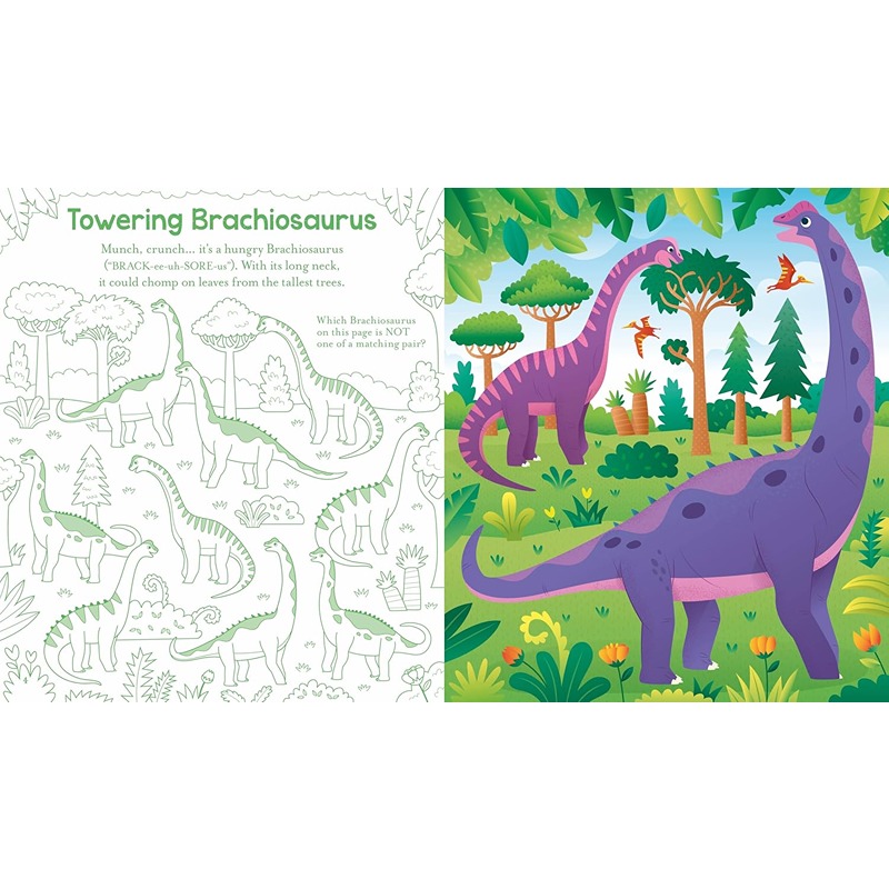 أنشطة أوسبورن للخدش - الديناصورات