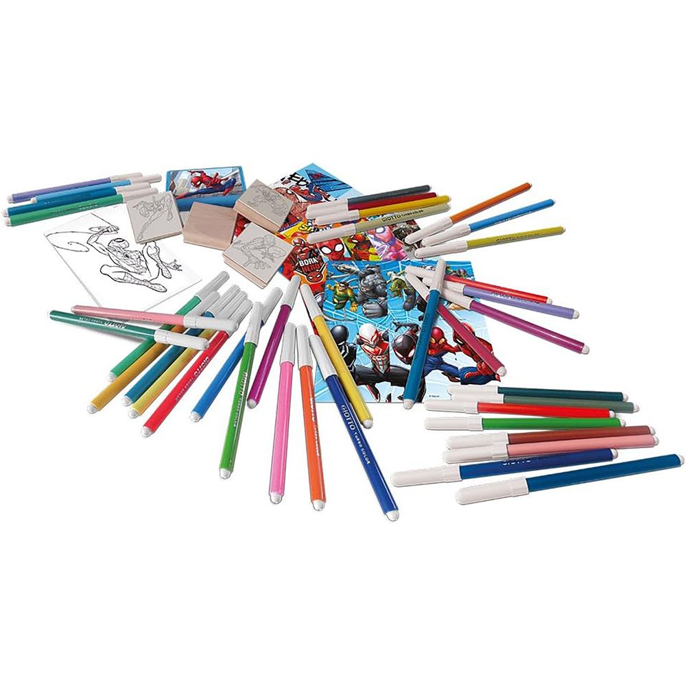 Multiprint - Spiderman Felt Tip Pens Set - 119 Pcs