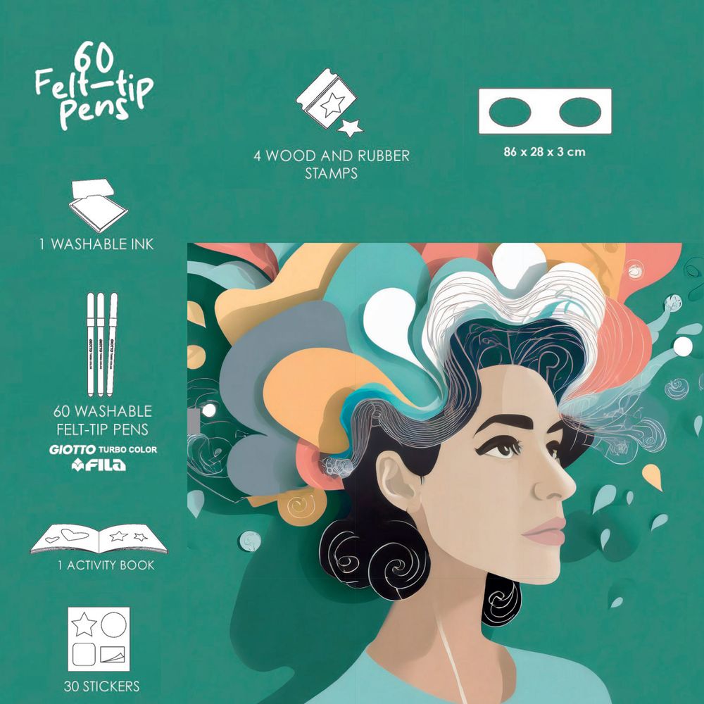 Multiprint - Frozen 2 Felt Tip Pens Art & Craft Set