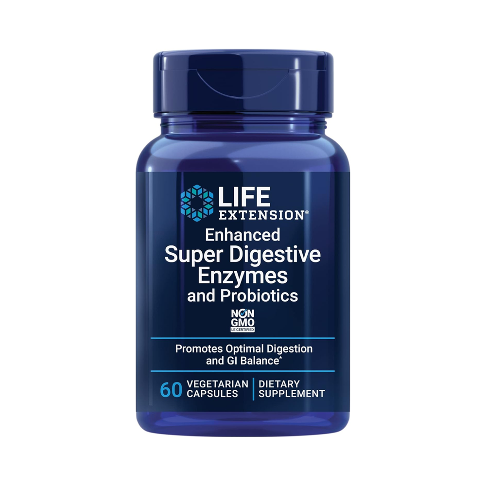 Life Extension - Enhanced Super Digestive Enzymes - 60 Veg Caps