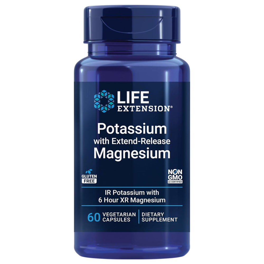 Life Extension - Potassium with Extended-Release Magnesium - 60 Veg Caps