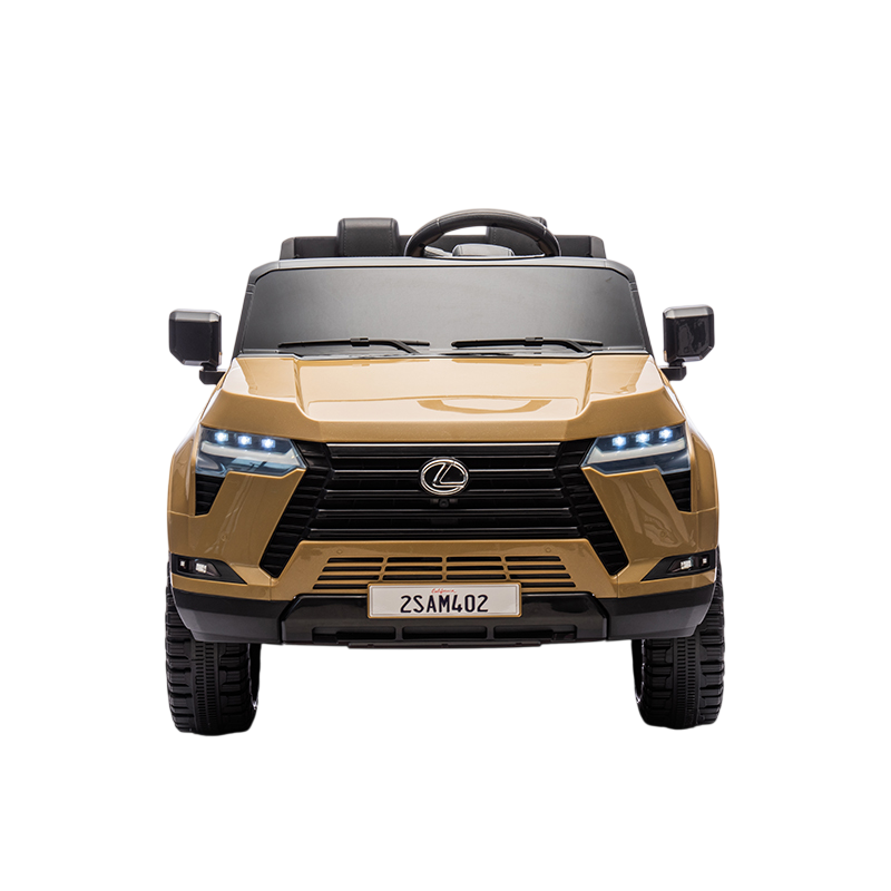 Lexus - Kids' GX550 Electric Ride-On Car 12V - Brown