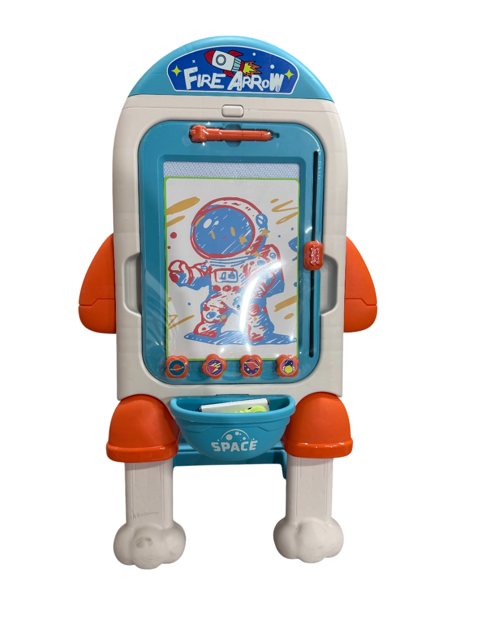 أمشام - لعبة لوح رسم مغناطيسي ولوح أبيض 2 في 1