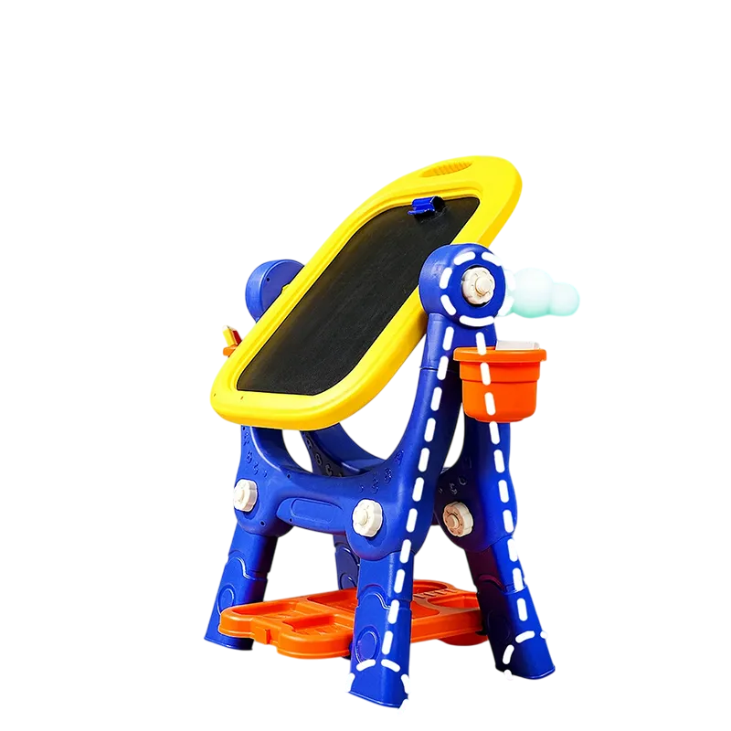 أمشام - لوح رسم للأطفال 2 في 1 - أبيض وأسود