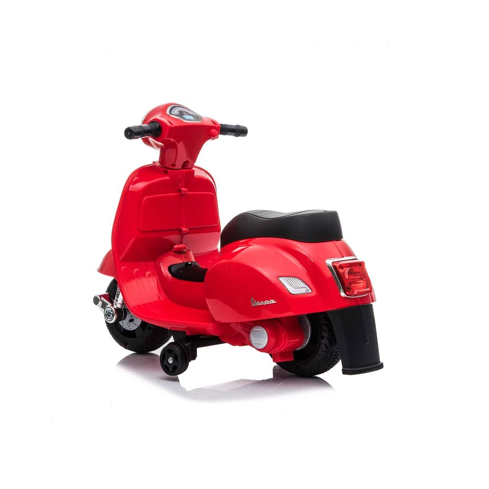 Amsham - Vespa Mini Ride On Electric Scooter - 6V - Red
