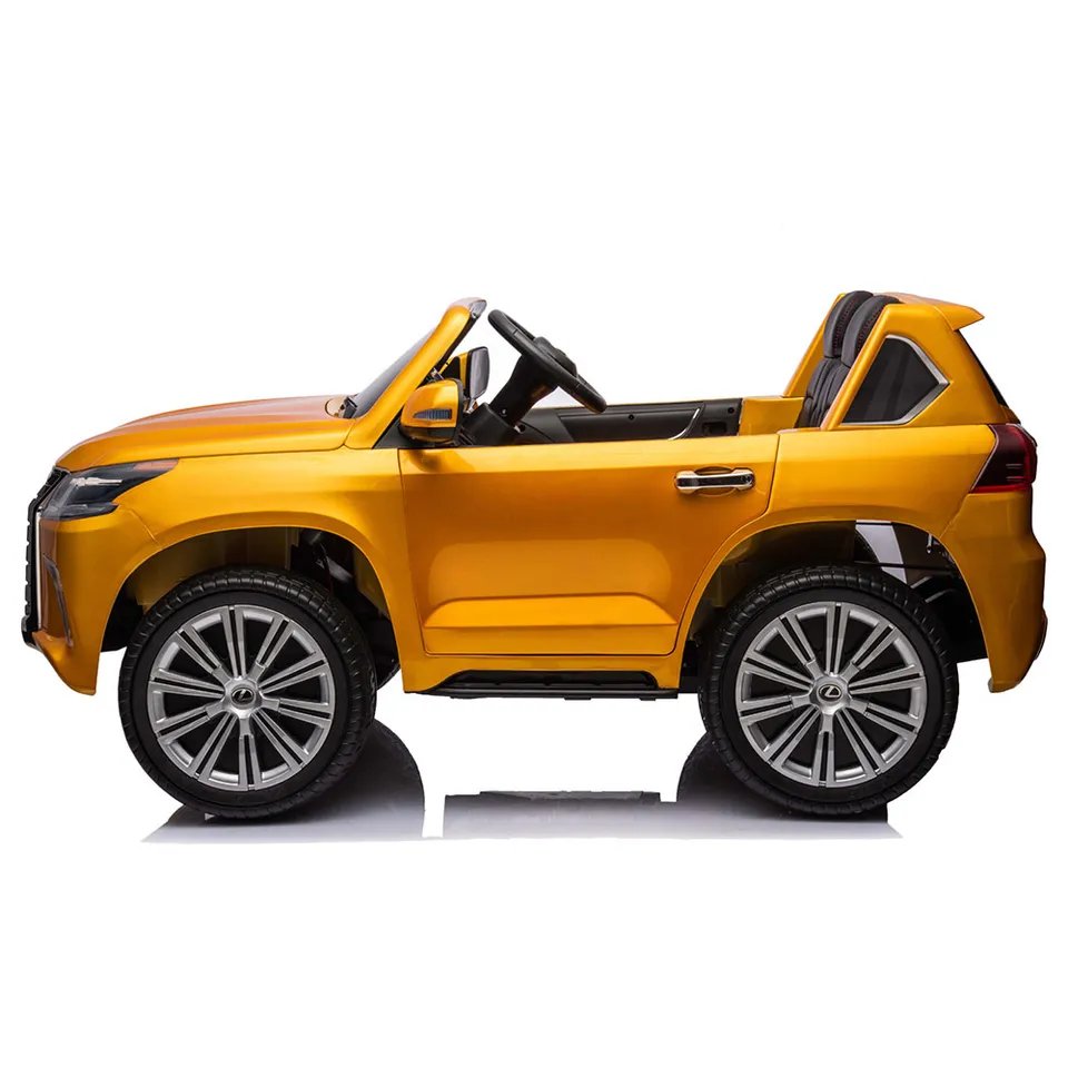Lexus - LX 570 Ride On Suv For Kids Car 12V - Gold