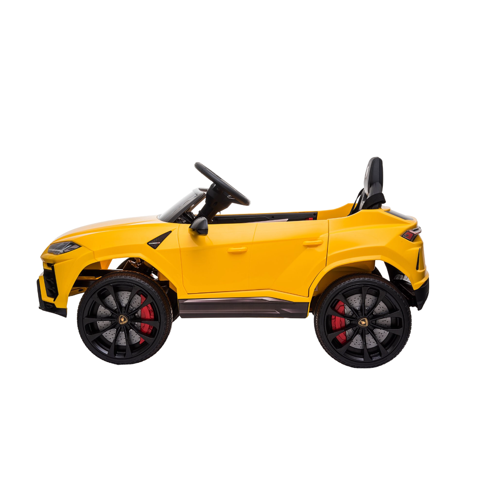 لامبورغيني - سيارة أوروس للركوب مع جهاز تحكم عن بعد - 12 فولت - أصفر