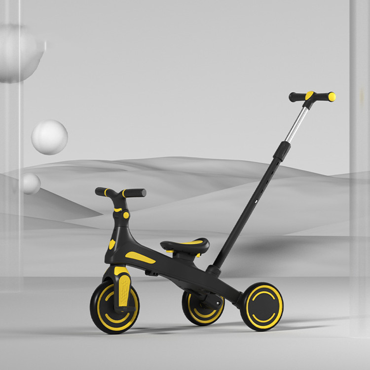 أمشام - دراجة ثلاثية العجلات للأطفال ٥ في ١ مع مظلة - متعددة الألوان