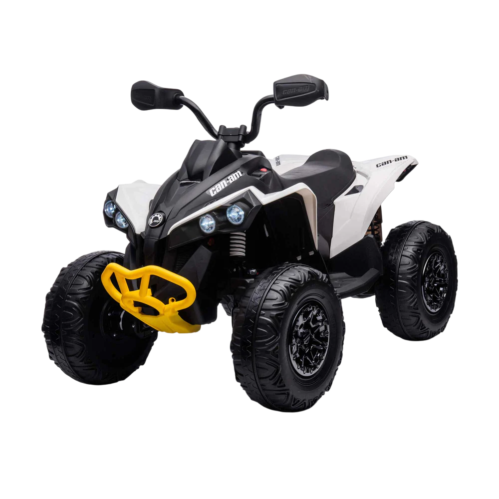 أمشام - دراجة رباعية الدفع كان-آم رينيجيد - 12 فولت - بيضاء