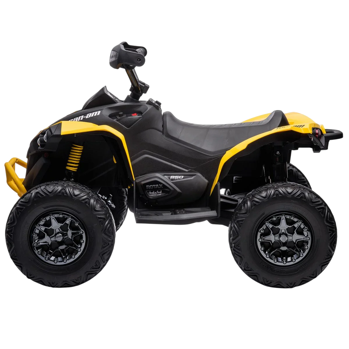 Amsham - 4x4 ATV Can Am Ride On Quad Bike - Yellow - 12V
