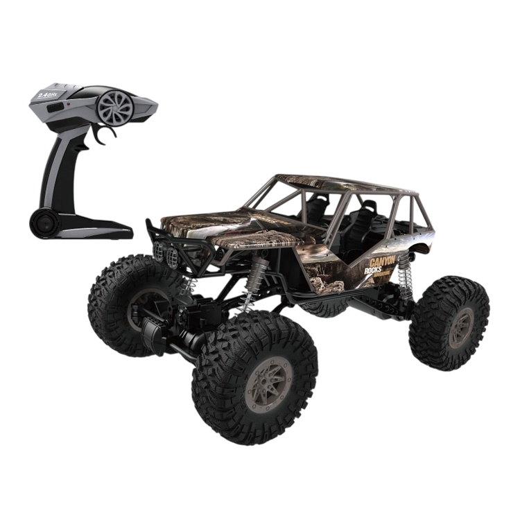 أمشام - سيارة رالي روك كرولر للطرق الوعرة بمقياس 1:10 - بني