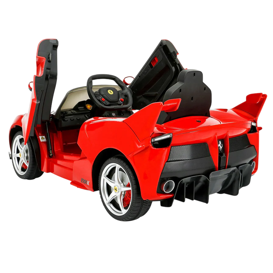 Amsham - Ferrari Scuderia FXX Racing Electric Ride-On Car - Red - 12 V