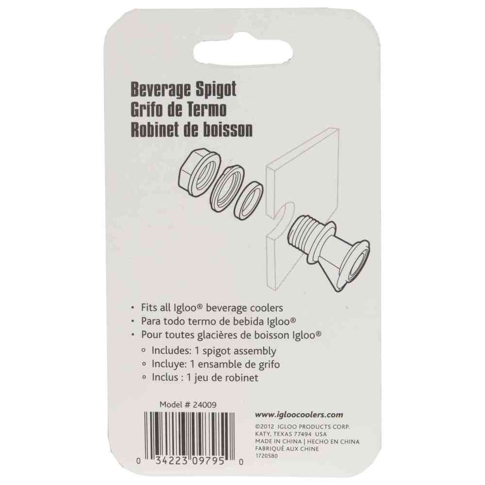 إيجلو - إبريق ماء بزر ضغط - أبيض - 7.57-37.85 لتر