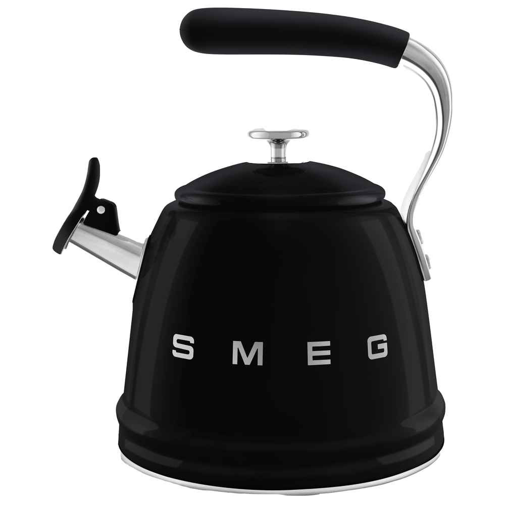 Smeg - 50's Style Stovetop Kettle - Black - 2.3 L