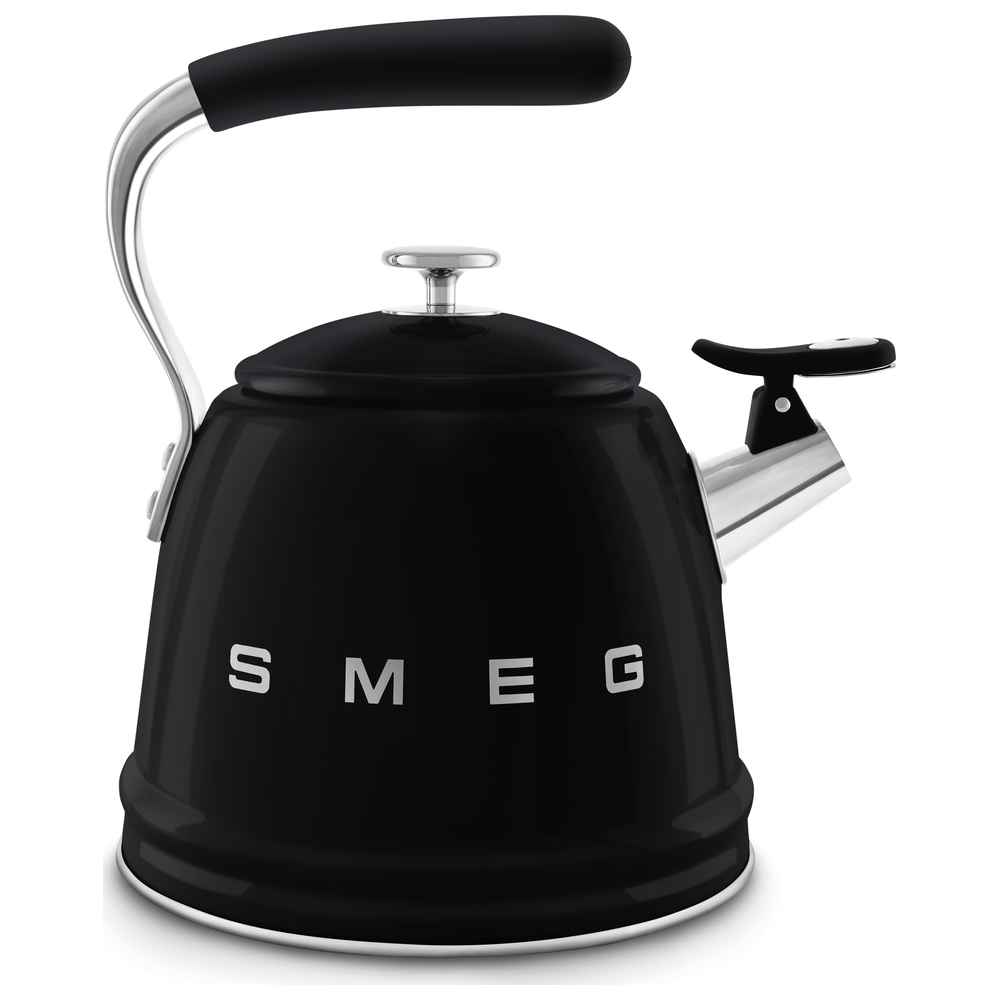 Smeg - 50's Style Stovetop Kettle - Black - 2.3 L