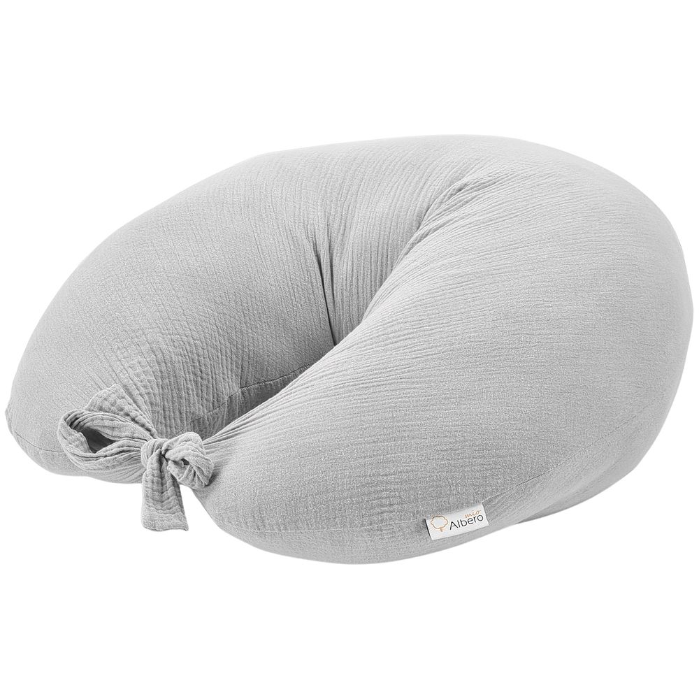 ألبيرو ميو - وسادة رضاعة للأطفال - رمادي