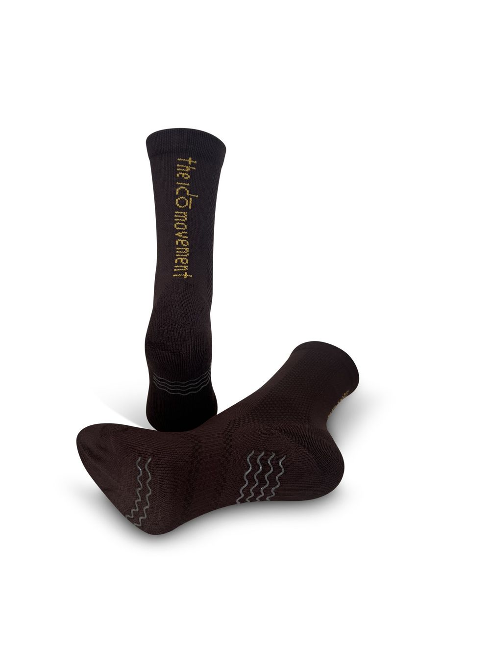 ذا إيدو موفمنت - جوارب رقص ثابتة للأطفال - هوت شوكليت